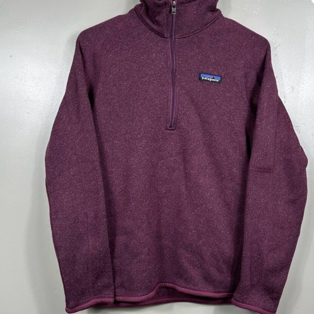 Patagonia XS 1/4 quarter zip maroon better sweater
